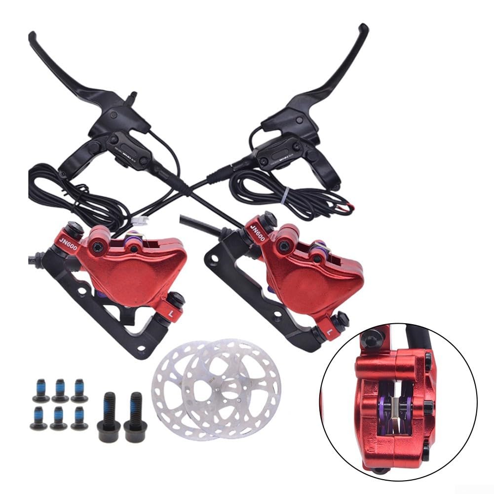 SPORTARC Trottinette Électrique à Frein Hydraulique Pour EBike, Frein à disque avant/arrière, Moteur R, Installation divisée (ensemble de frein arrière)
