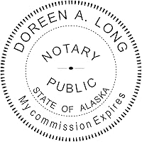 Vista 20 de Sello de goma para notario autoentintado redondo IMPRUE - Missouri - Certificado de fabricante requerido