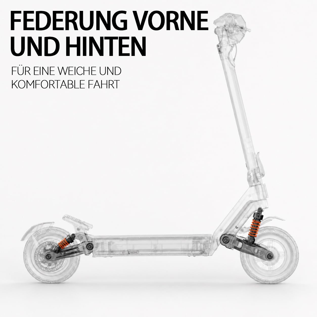 Kukirin E Scooter,Elektro Elektroroller Erwachsene Elektroscooter,E Roller Offroad,Elektro Scooter Roller,Patinete electrico(55 Km Reichweite),G2