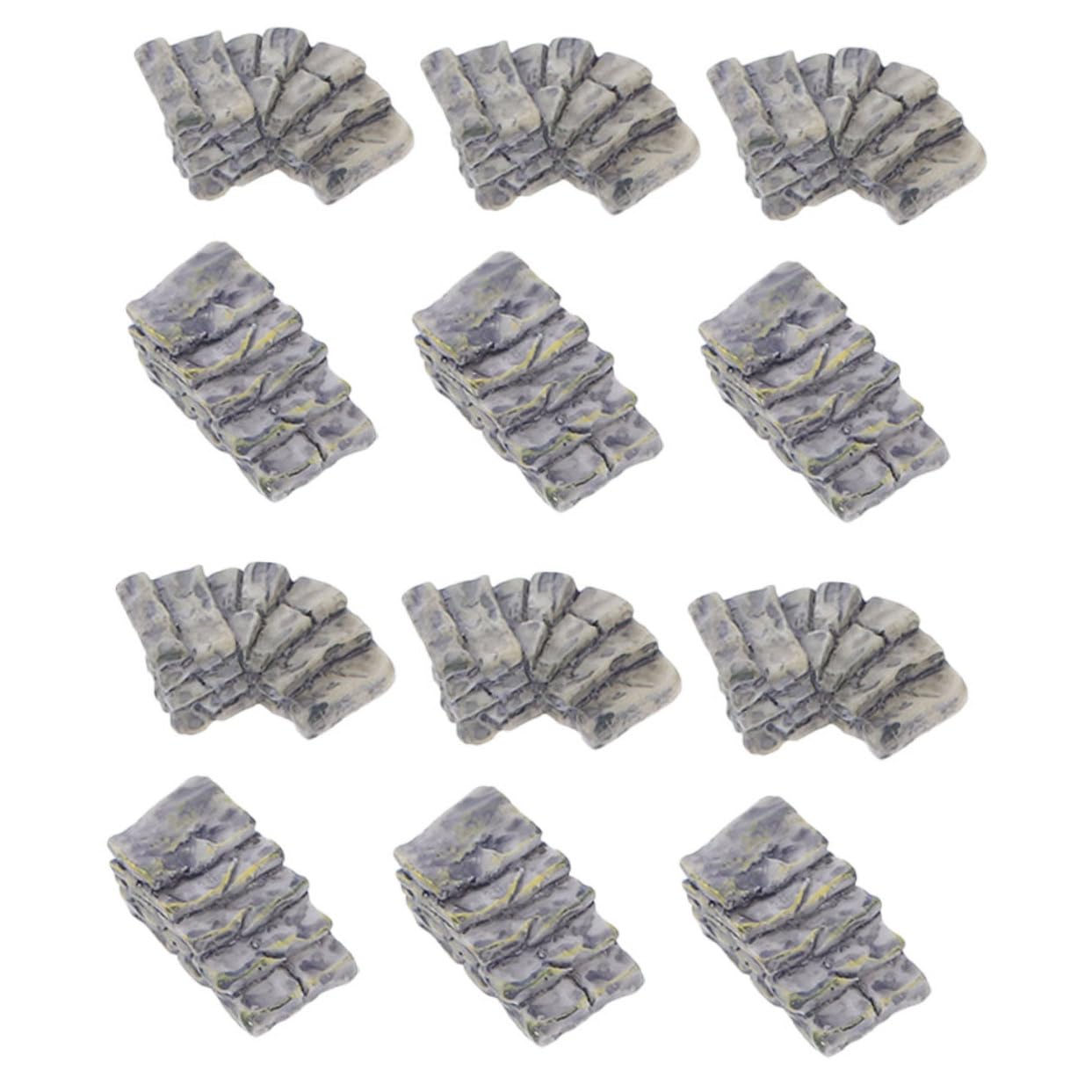 Fahibin 8 pcs ornamento in miniatura di giardino kit, decorazioni casa,kit di statue da giardino in miniatura per esterno per i bambini a costruire giardini delle fate