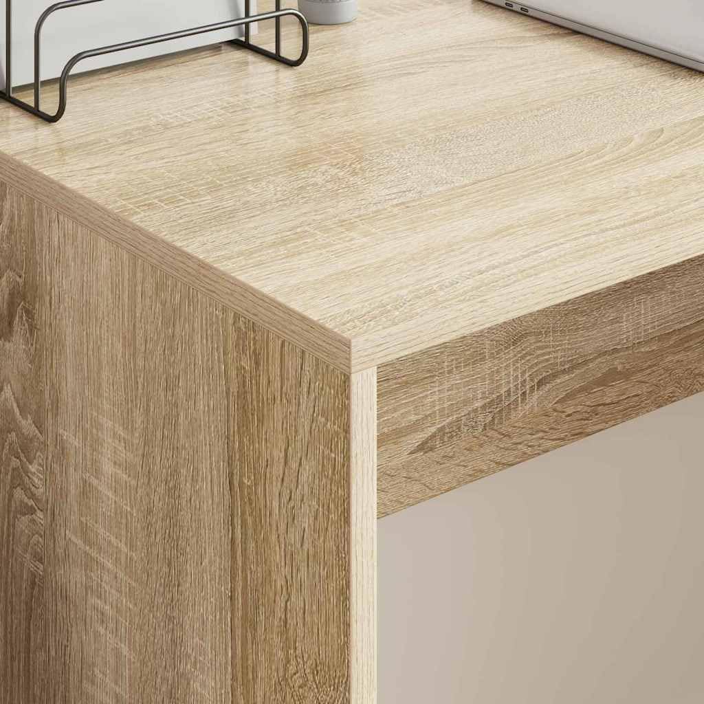 Scrivania in legno di rovere Sonoma, 109 x 50 x 78 cm, tavolo da lavoro, scrivania per computer, ufficio, segretario, ufficio, soggiorno, casa, camera degli ospiti, appartamento