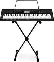 Kit Teclado Casio CTK3500 Arranjador Musical 5/8 61 Teclas Com Suporte Em X