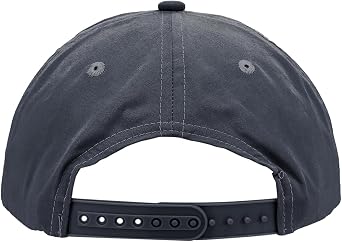 5 Panel High Profile Relaxed Cotton Blend Rope Hat, Navy