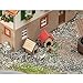 FALLER HO Scale Two Dog Houses -- Laser-Cut Card Kit