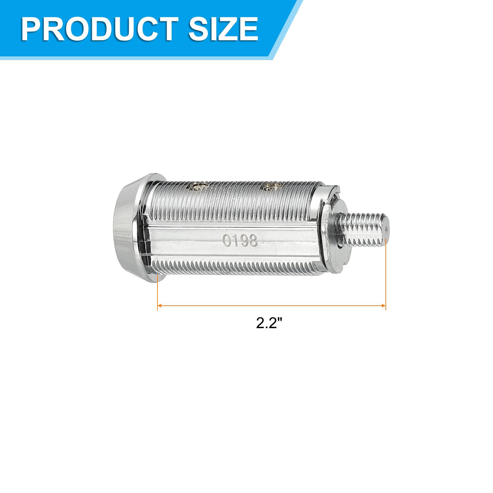 PATIKIL 2.2" Cabinet Cam Locks - Image 2