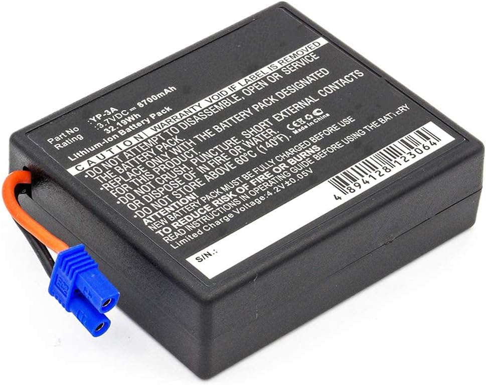 8700m High Capacity Battery Replacement for YUNEEC ST16 Pro Controller ST16 Pro Remote Controller H480 Drone Remote Control,