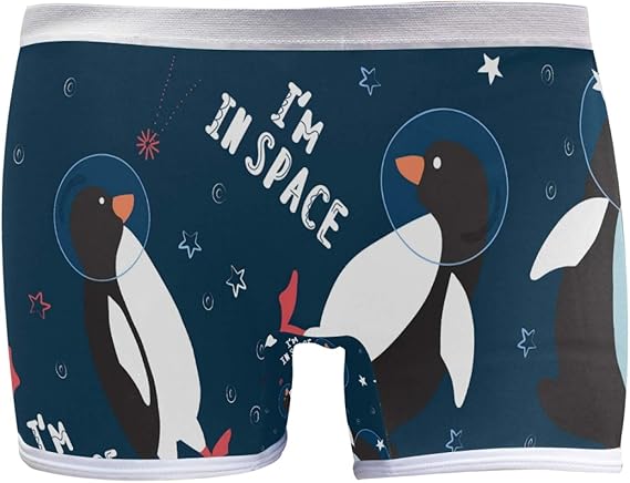 Amazon Co Jp ボクサーブリーフ女性用下着ボーイレッグパンティーソフトスペースペンギン 服 ファッション小物 Amazon Co Jp ボクサーブリーフ女性用下着ボーイレッグパンティーソフトスペースペンギン 服 ファッション小物