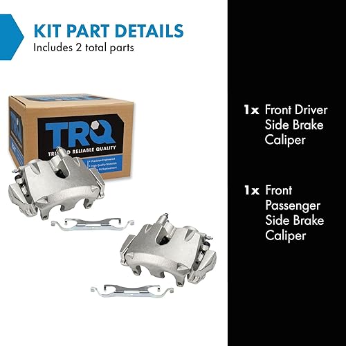 Vista 654 de TRQ - Juego de pinzas de freno delantero