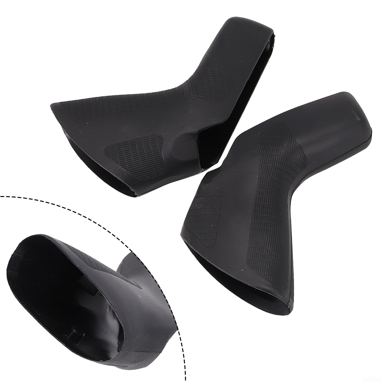 Per SRAM Apex per Rival per Force Bike Cappe Freno in Silicone (nero)