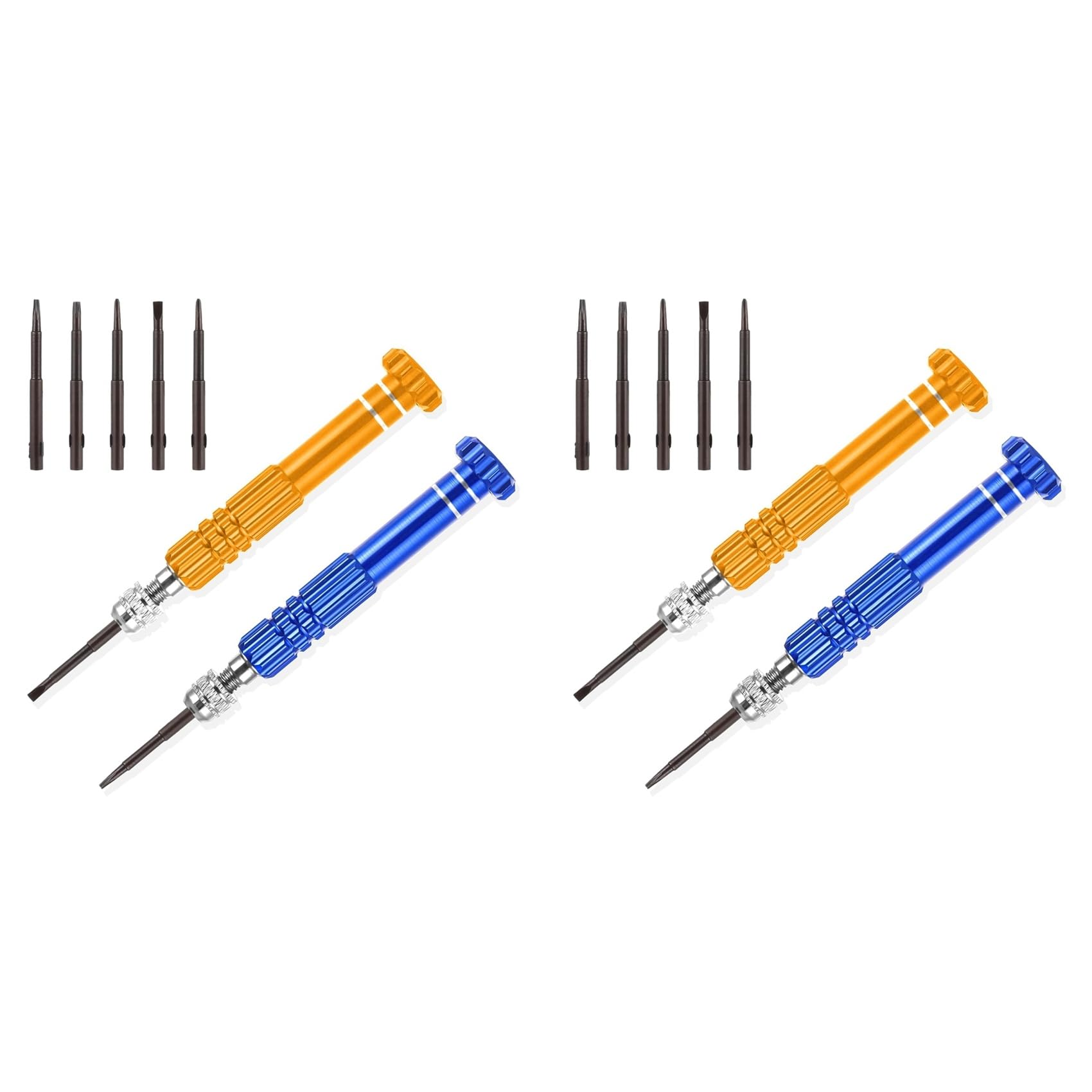 Jnchdghwa As Shown 2X 5-In-1 Eyeglass Repair Screwdriver Kit Magnetic Watch Screwdriver