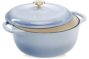 Best Choice Products Dutch Oven Pot With Lid 8 QT, Family Style Heavy-Duty Cookware