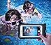 Waterproof Touch-ID Fingerprint Enabled Pouch Dry Bag Case Full Cover for iPhone X 8 8+ 7 7S 7+ 6 6S 6+ 5S 5C 5 4 3 iPod Touch Samsung and Smartphones with Screen Size up to 6.5