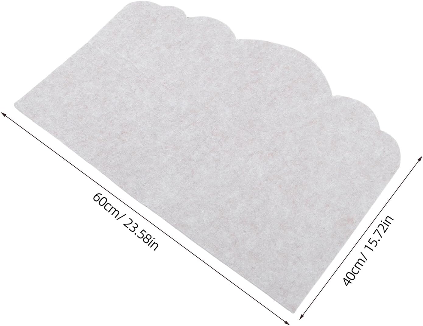 Self-Adhesive Felt Picture Display Board 40x60cm, Lightweight Decorative Felt Bulletin Board for Photo Wall Decor in Living Room and Bedroom, Easy Mount Memo Organizer