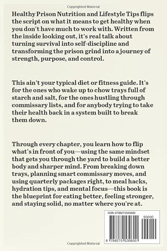 Healthy Prison Nutrition and Lifestyle Tips