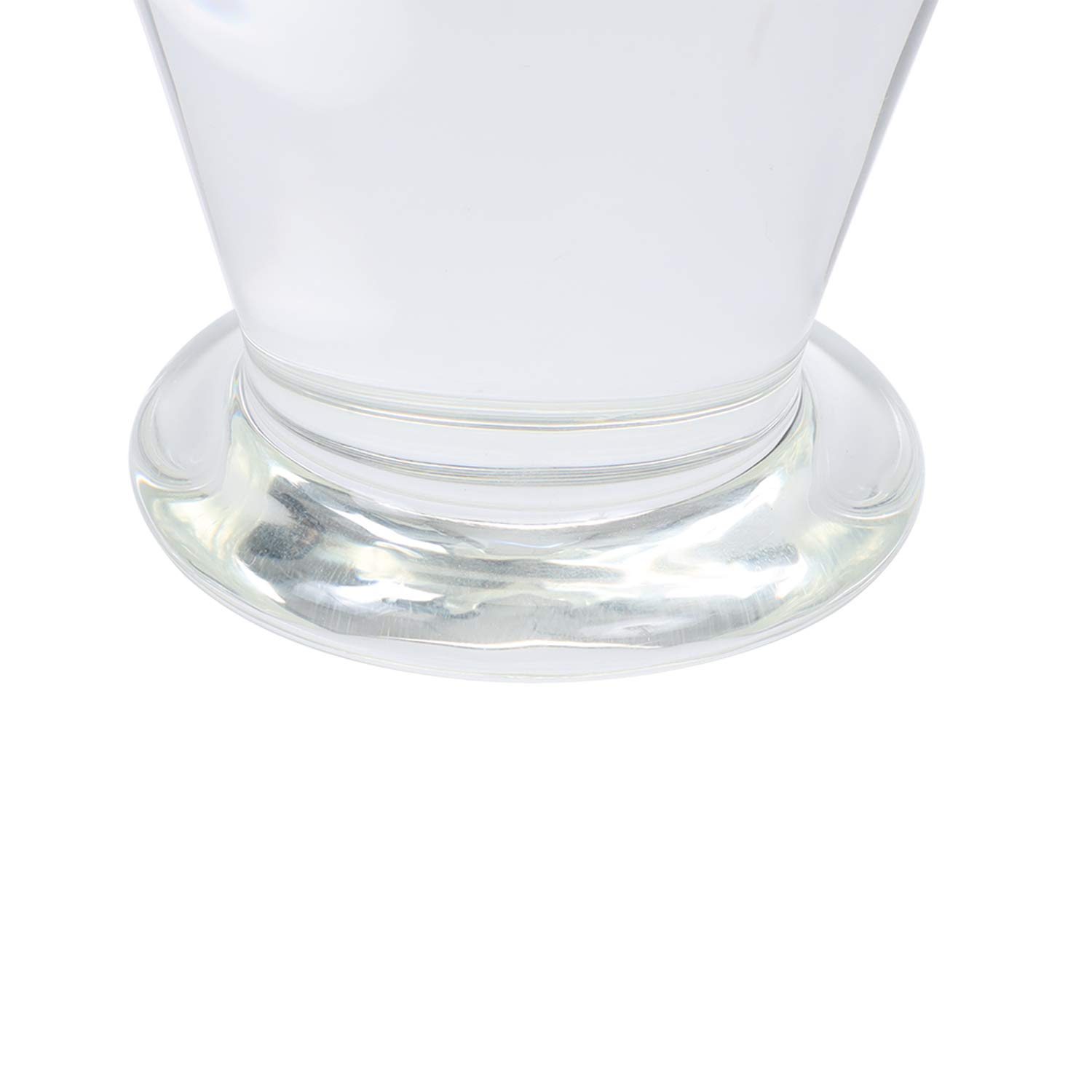 Huge Head Glass Butt Plug Crystal Anal Plug Bum Bomb Plug Trainer Anal Expander Training Sex Toy (): 3.15"