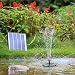 AISITIN Solar Fuente Bomba 6.5W Fuente de Jardín Solar Batería Incorporada con...