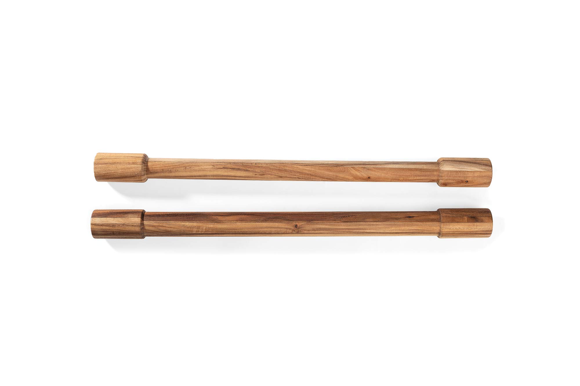 Ironwood Gourmet 28986 Set of 2 Rolling Pins Set mit 2 Teigrollern, holz, braun