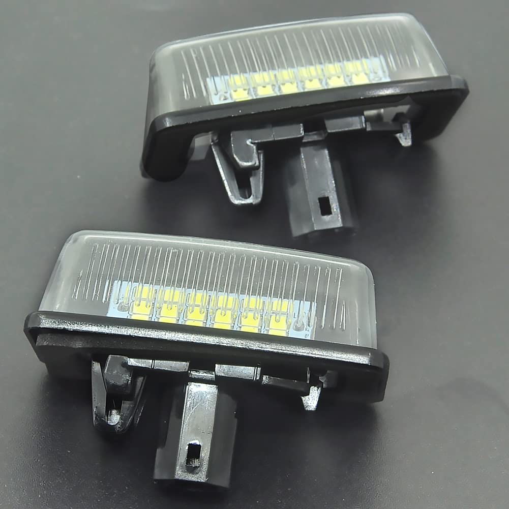2Pcs Number Plate Lights for Toyota Crown Majesta Starlet Sprinter Celica License Plate Light
