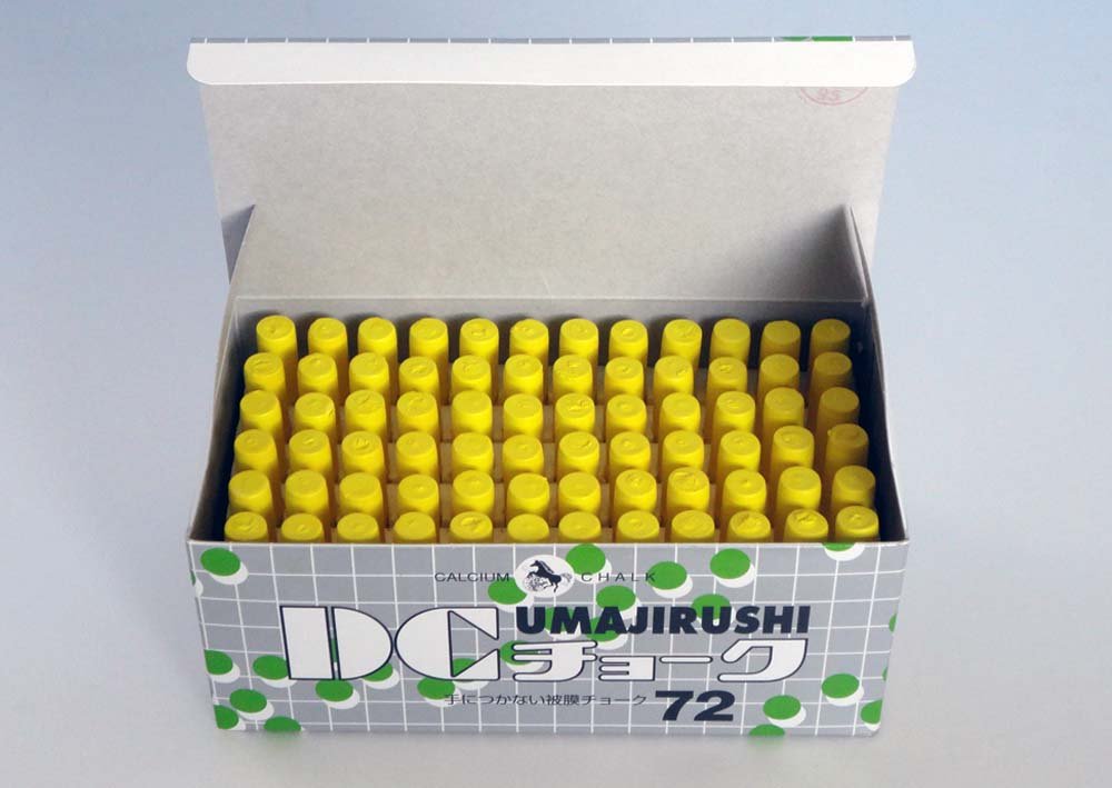 Amazon | 馬印 DCチョーク 黄72本入 | チョーク | 文房具