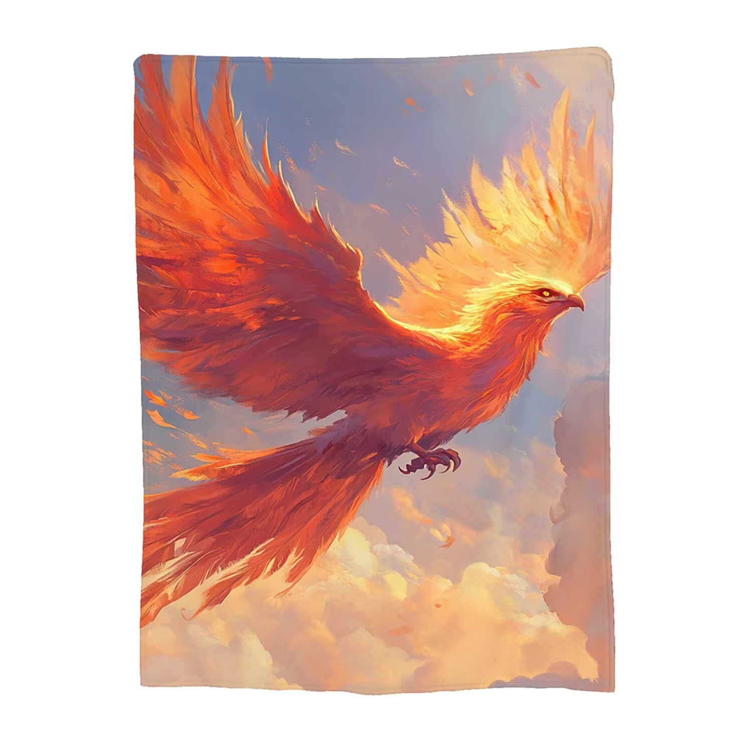 Couverture flanelle douce Phoenix 14-161, plaid polaire épais et léger de dimensions 180x200cm