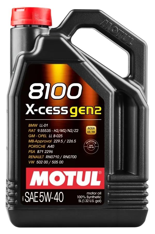 Amazon.com: Motor Oil - 8100 X-Cess Gen2 | 5W40 Synthetic Engine