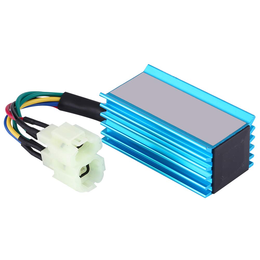 ATV Box, Scooter 6 Pin Racing with Wire for Most GY6 ATV Scooter Moped Go Kart