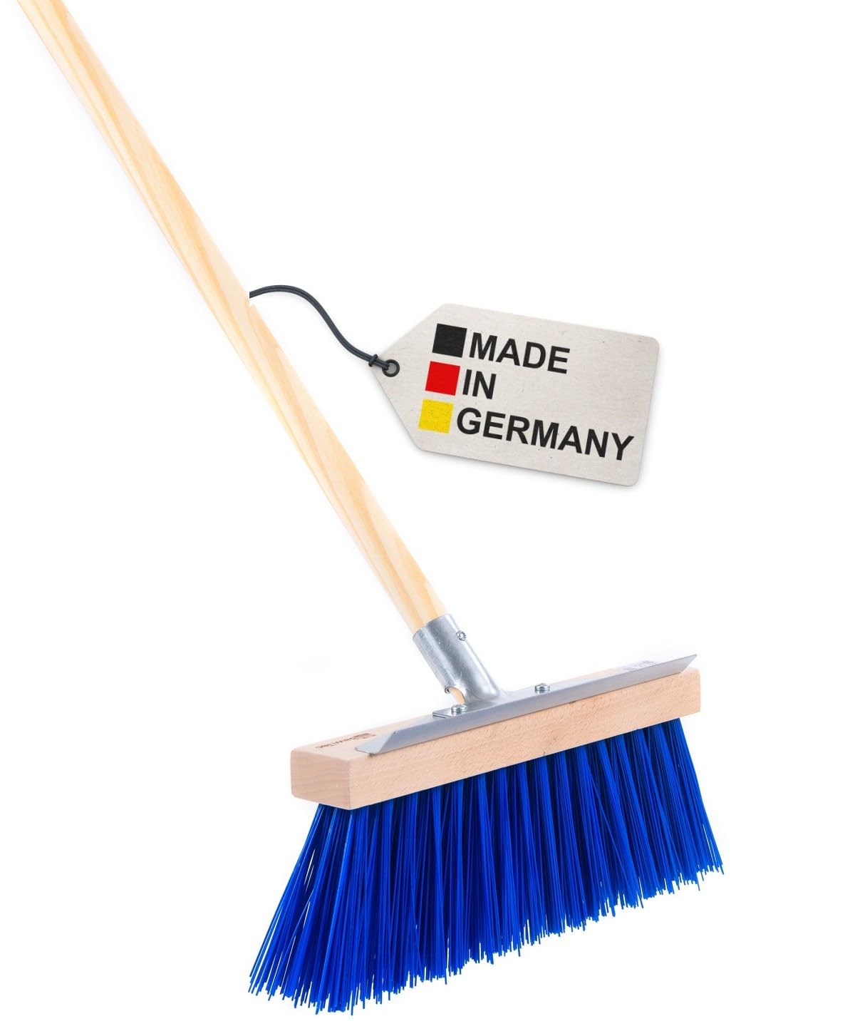 BawiTec Spezial Schneebesen Winterbesen 35cm mit Stiel 140cm Schneeschieber Kratzbesen Schneefeger Spezialbesen Winter EIS Schnee Besen