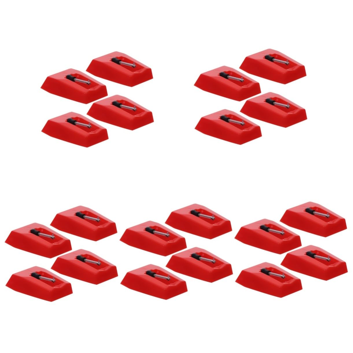 Toyvian 20pezzi Puntine Di Ricambio Per Giradischi Stylus Per Fonografi Con Eccellenti Prestazioni Sonore e Tracciamento Accessori Per Riproduzione Vinile