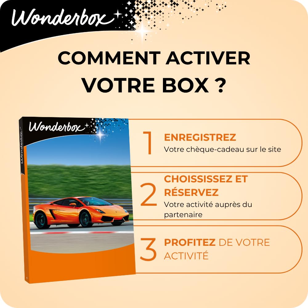 Wonderbox - Sensations Pilotage - Coffret Cadeau - Idée Cadeau Aventure