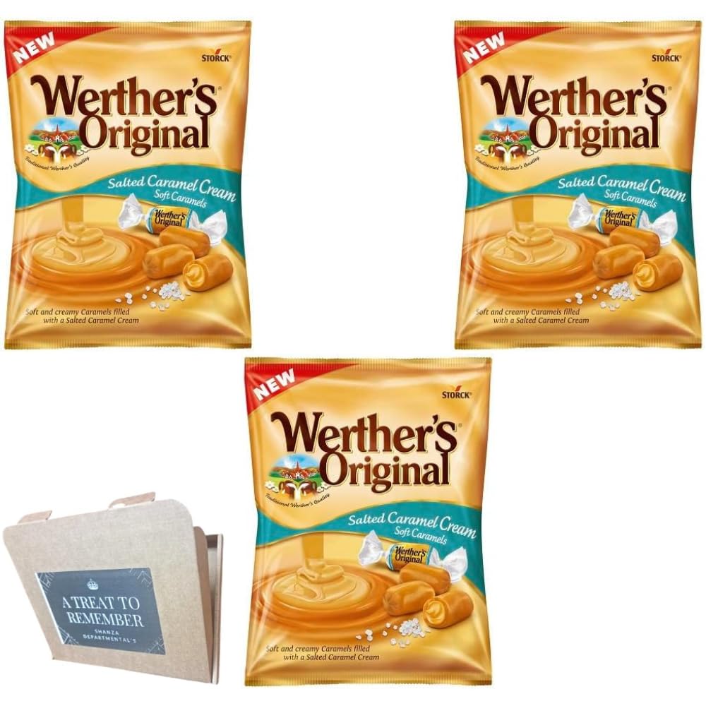 Original Salted Caramel Cream Soft Caramels 125g Pack Of 3