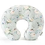 GRSSDER Nursing Pillow Cover, Stretchy Soft Minky Fabric Covers, Fit Most Nursing Support Pillows for Breastfeeding, Comfortable Safe Pillow Cover