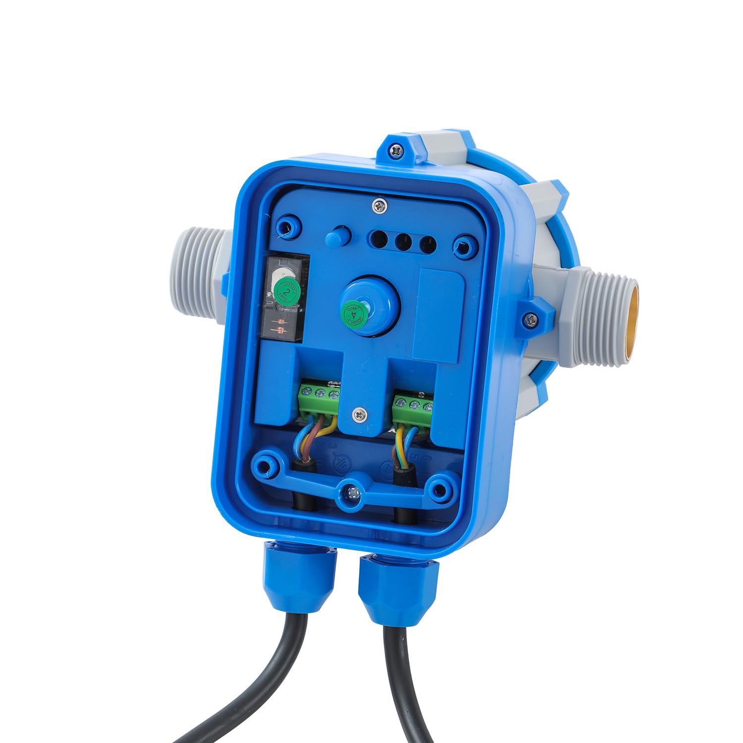 KATSU Commutateur de Contrôle de Pression de Pompe à Eau Automatique, Contrôleur de Pression électronique pour Pompes à Vortex et de Jardin, Pompe à Eau Propre 151015