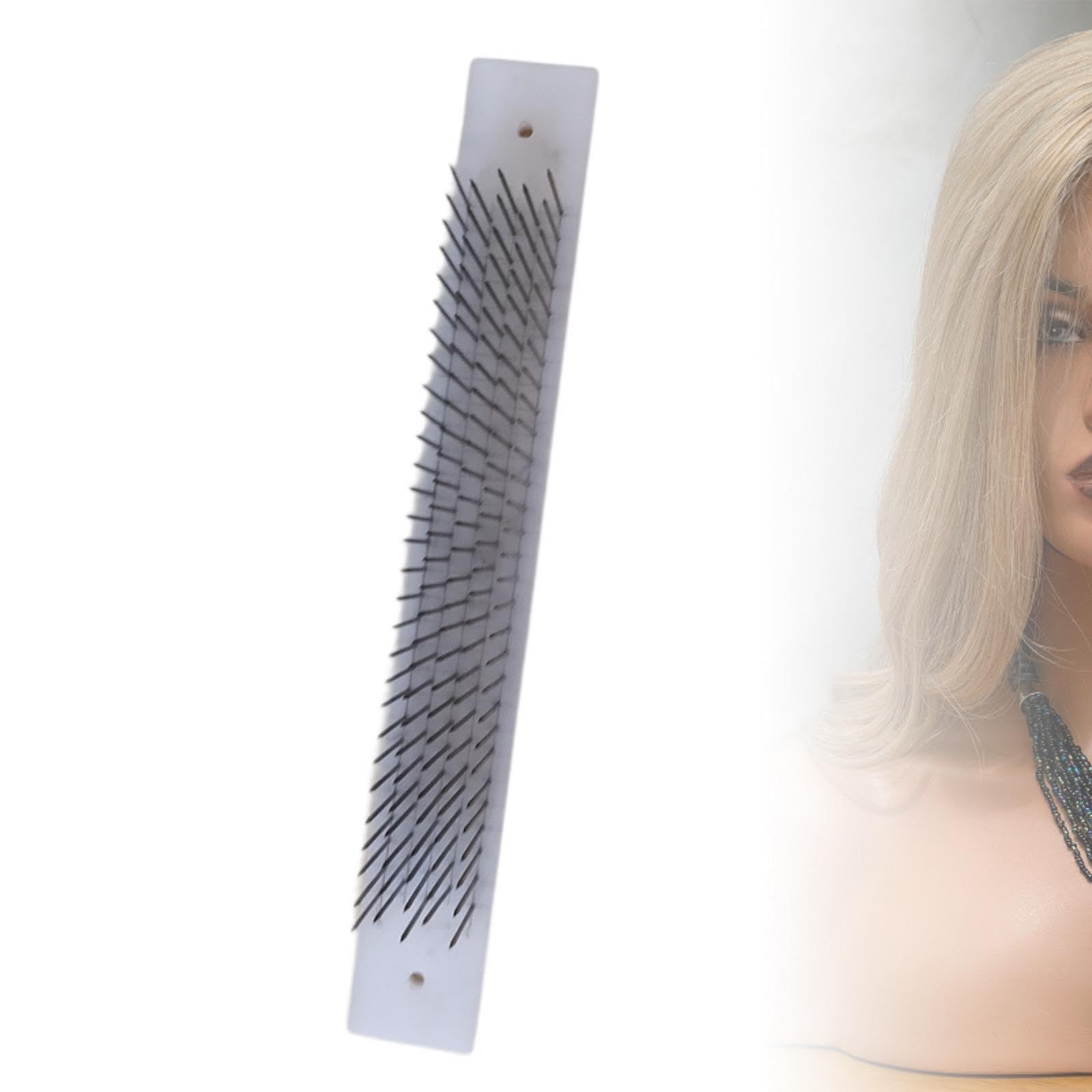 Hair Holder Supporto Metallo Organizzatore Extension Clip Multifunzionale Strumento Styling Parrucca Adatto per Salone Professionale Uso Personale Cas, 60.5 Cm X 8 Cm