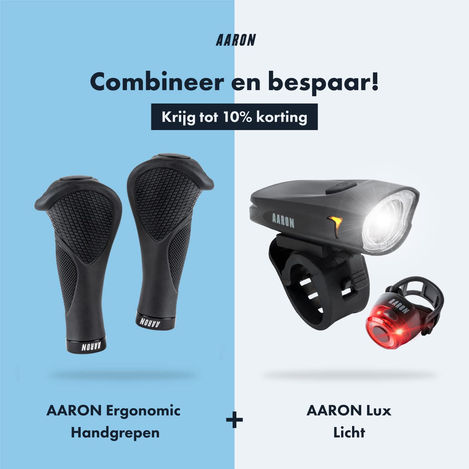 AARON Bio-fietsgrepen van kurk met aangepaste textuur, ergonomische handgrepen van antislip kurk, zachte handgrepen geschikt voor e-bikes, trekking, mountainbikes, toerfietsen