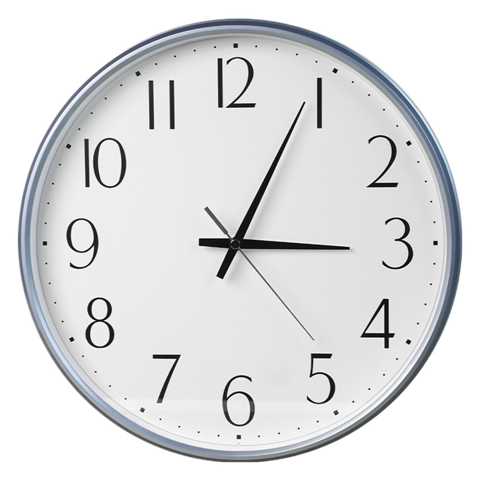 Aioneer Wall Clock Wall Clock Minimalist Elegant Silent Operation Battery Powered Versatile Design-Blue
