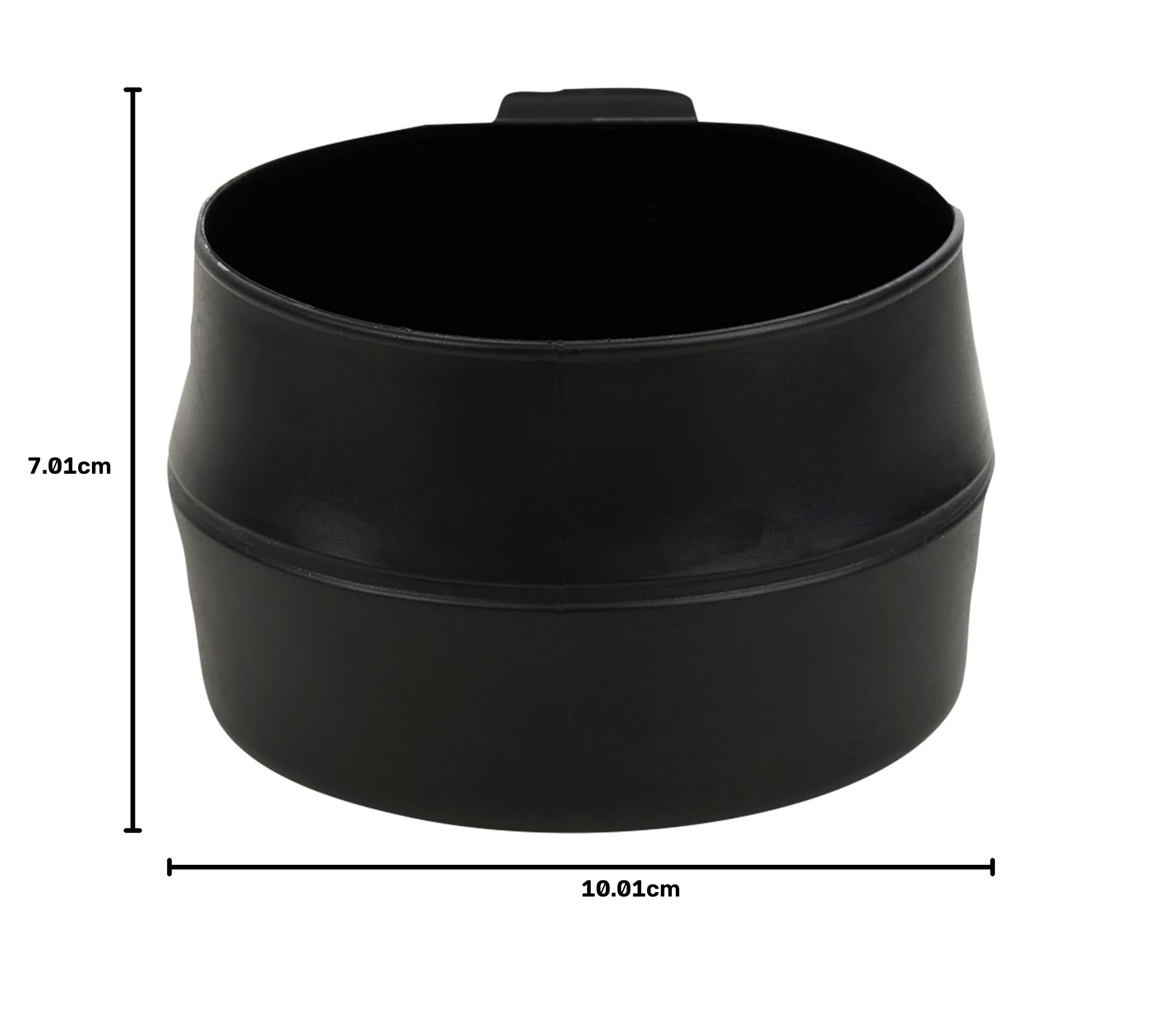 Wildo Relags - Tazza pieghevole in plastica, 200 ml
