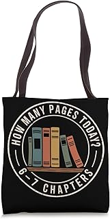 How Many Pages Today 67 Chapters Tote Bag