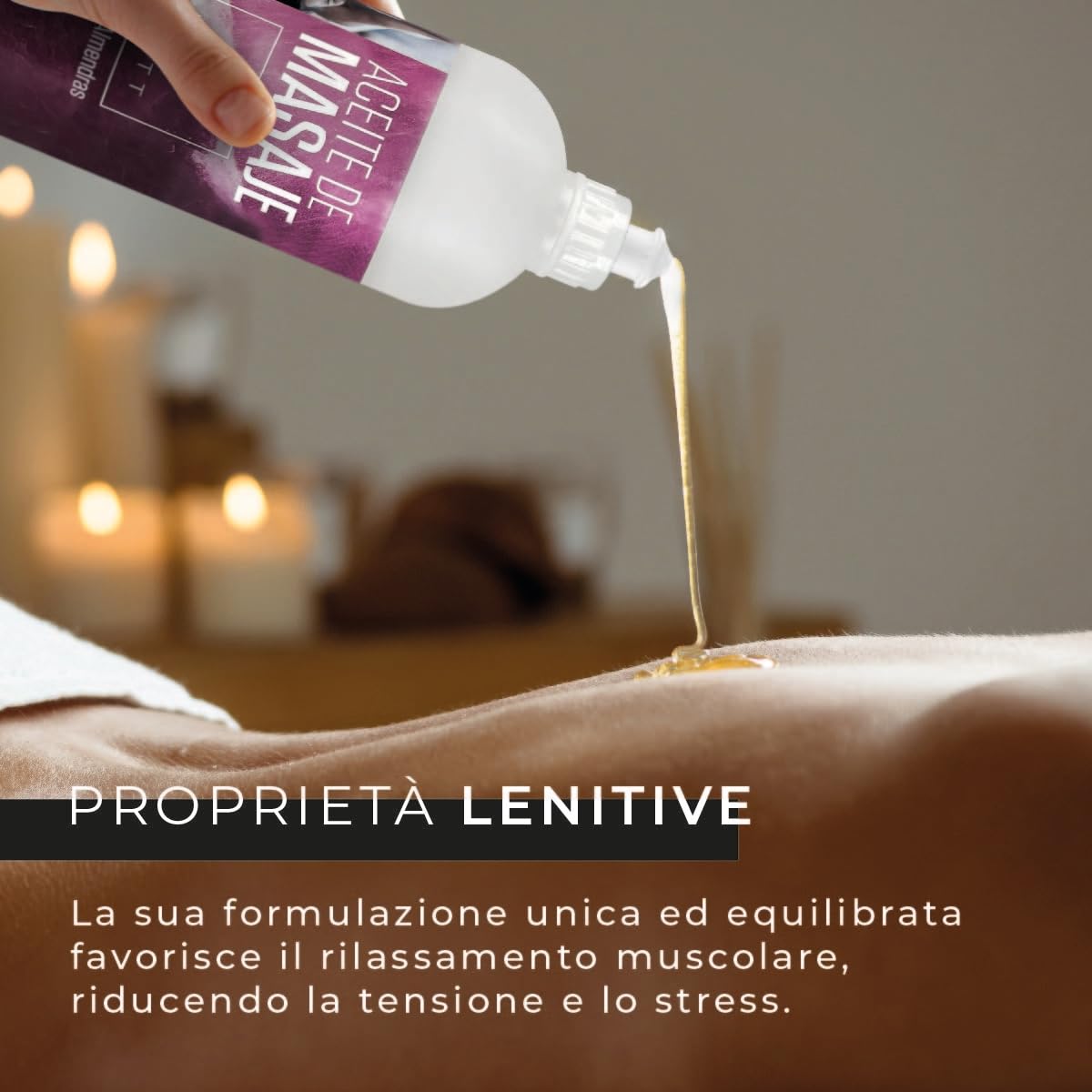 Olio di Massaggio Professionale 5000 ml | Olio di Mandorle Dolci, Rosmarino, Lavanda e Finocchio | Olio per il Corpo 5l