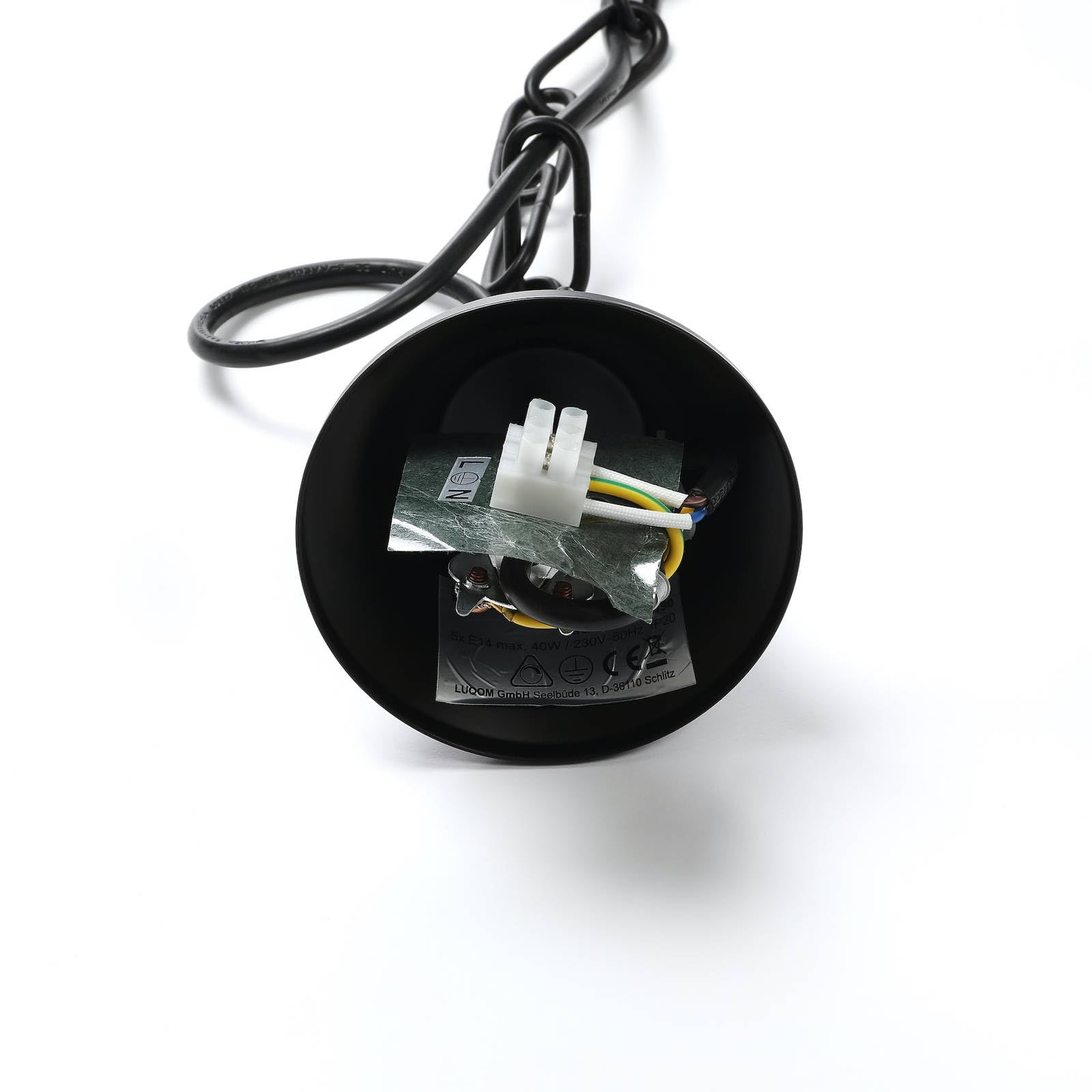 Lindby Kronleuchter Shervan (Retro, Vintage Antik) in Braun aus Metall (5 flammig E14) - Pendelleuchte Hängelampe Lüster Lampe Deckenleuchte Deckenlampe Wohnzimmerleuchte