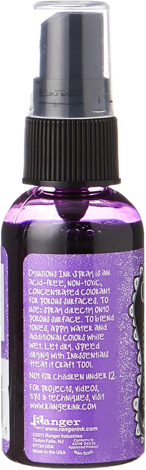 Ranger DYC-33851 Dyan Reaveley's Dylusions Collection Ink Spray, Crushed Grape, 2oz