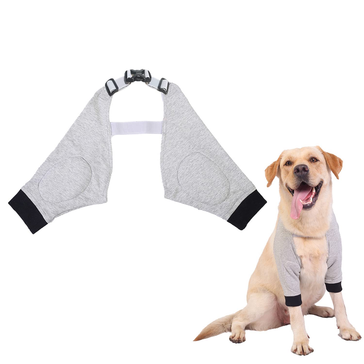 犬用 サポーター(右足) poveo Amazon.co.jp: Doyime 犬 前足 肘 けが 保護 前足サポーター 犬用関節