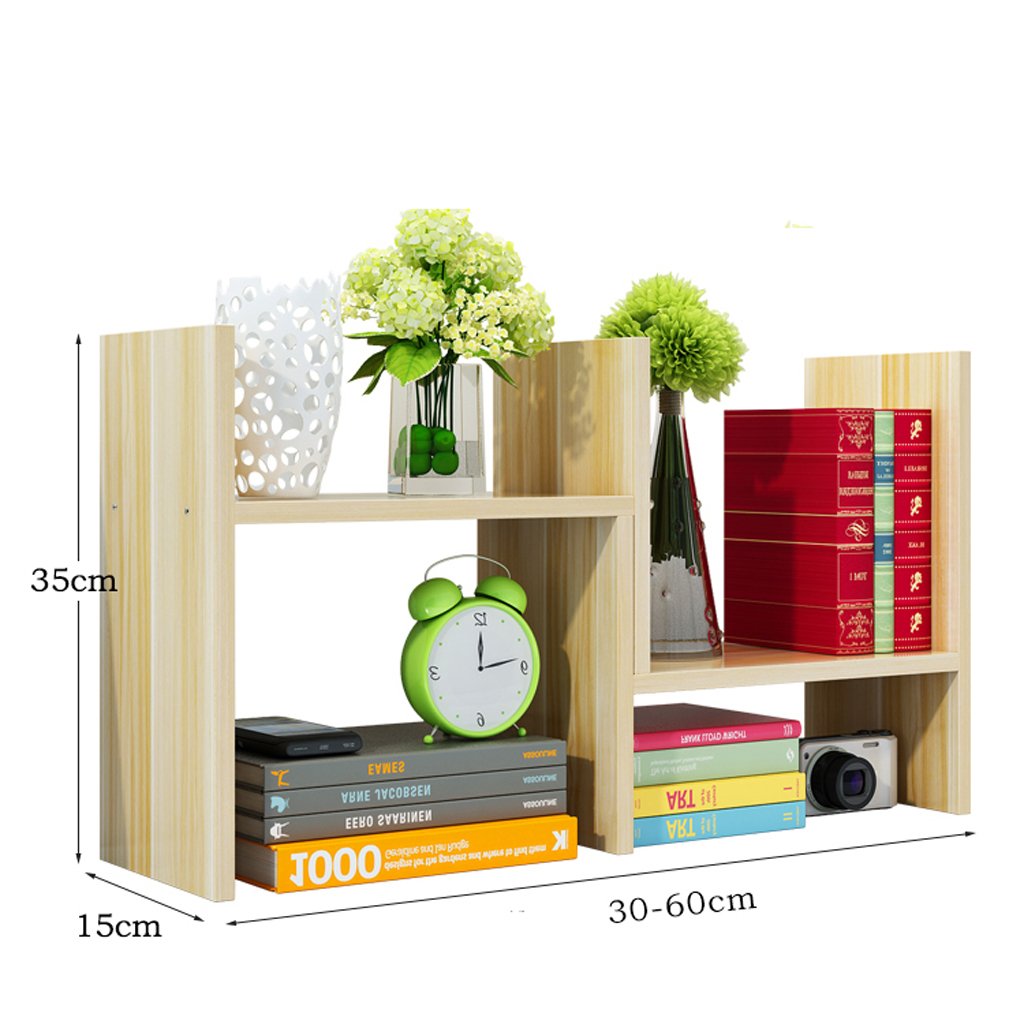 HYLRUS Japanese-style DIY Creative Woody desktop Small bookshelves
