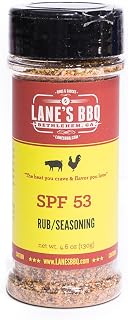 Lane's SPF 53 Hot Spicy Seasoning - Premium Spicy BBQ Seasoning for Beef, Seafood, Chicken, Pork & more | Bold Delicious Flavor, Not Just Heat | Gluten Free | No MSG | No Preservatives | 4.6 oz