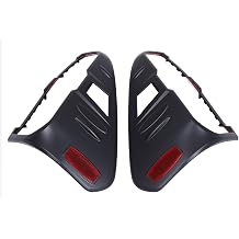 ABS Rear Taillight Protection Frame Compatible with Toyota Hilux Revo 2021 2022 2023 2024 2025+ Car Rear Taillight Frame Outer Accessories Black A Style