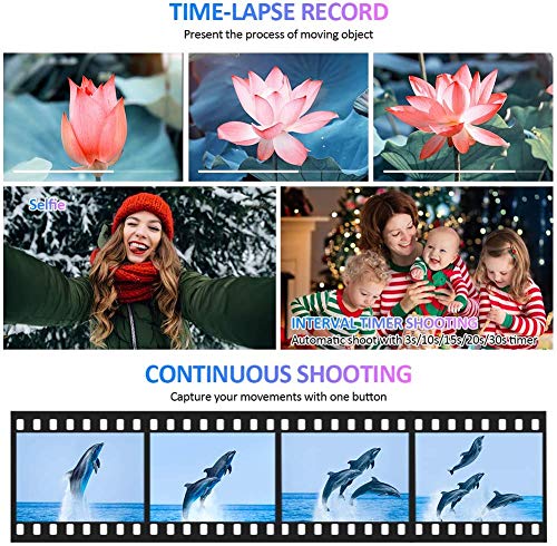 Video Camera Camcorder with Microphone Ultra HD 2.7K 30MP YouTube Vlogging Camera IR Night Vision 3.0 Inch IPS Touch Screen 16X Digital Zoom Camera with Handheld Stabilizer and Remote Control