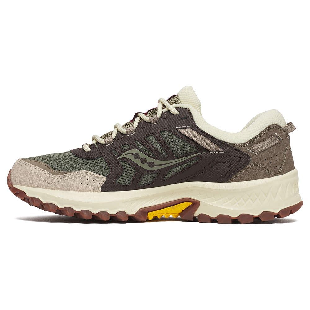 Saucony Grid Peak, Scarpe da Trail Running, Mesh Resistente e Pelle Nabuk Sintetica, Suola XT-900