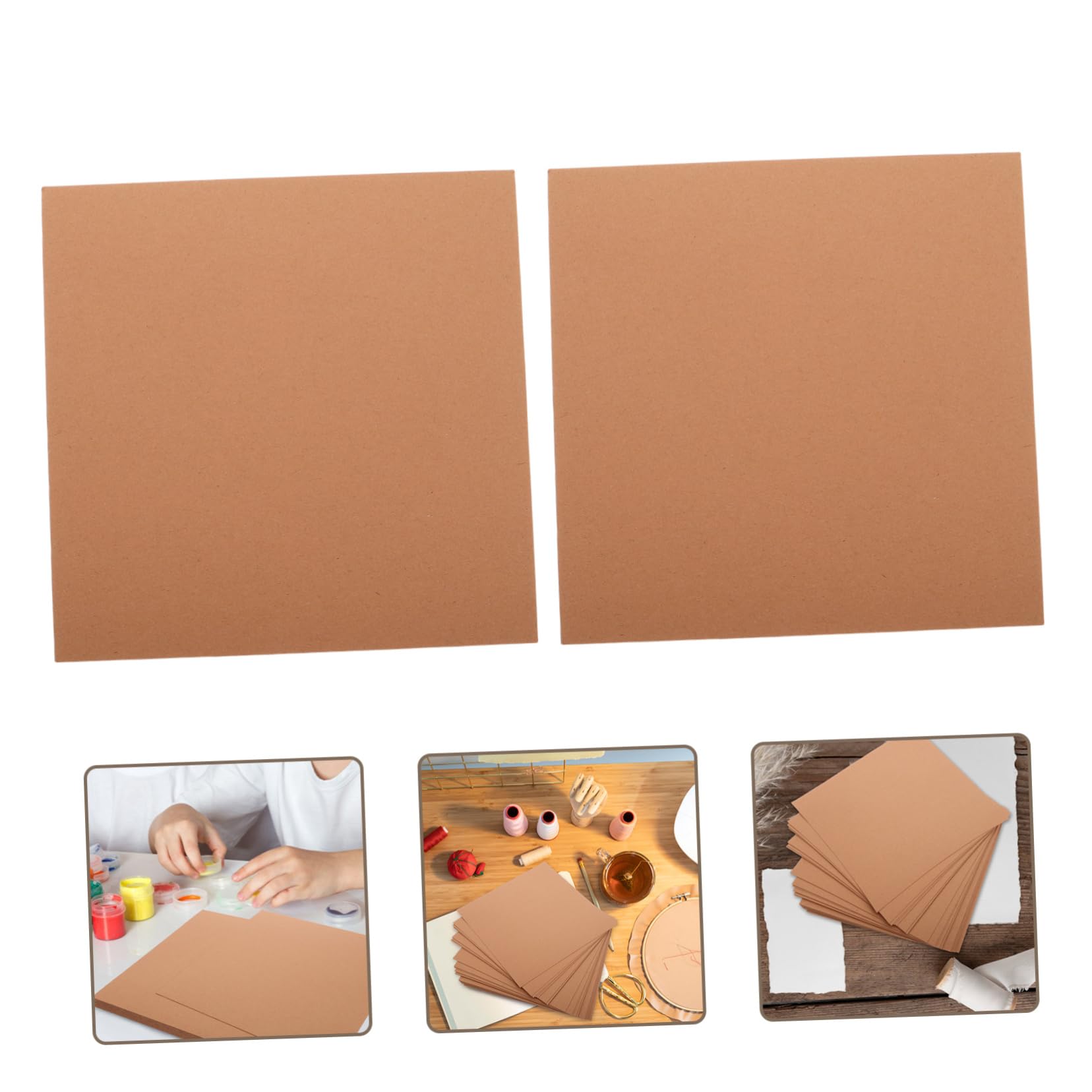 SHINEOFI 50piezas Papel Para Dibujar Papel Kraft Para Colorear y Material De Arte Para Aulas y Escuelas