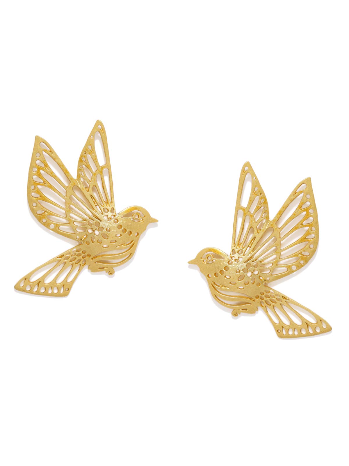 Zaveri Pearls Gold Tone Sparrow Design Stud Earring For Women- ZPFK8135 (B07L8H7S11) Amazon Price History, Amazon Price Tracker