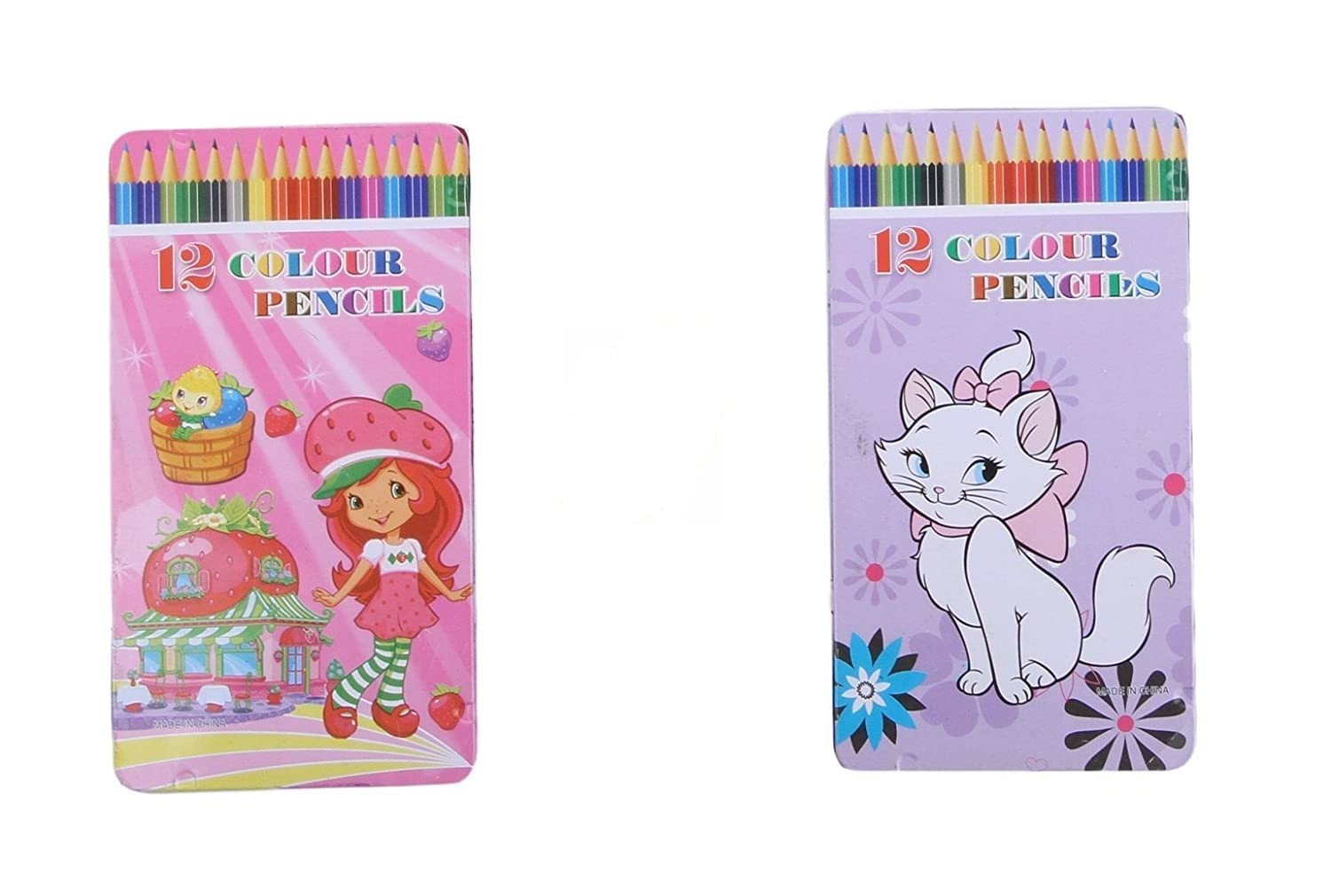 PARTEETCartoon Printed Pencil Box with Colour Pencils