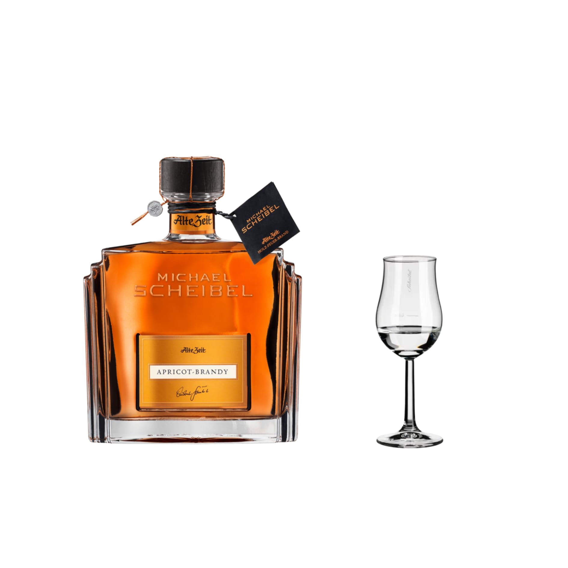 Scheibel Apricot Brandy 0,7l + Scheibel Aroma Glas